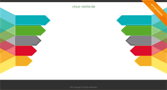 Desktop Screenshot of claus-atelier.de